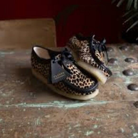 Clarks Wallabee Leopard Print. Brand New. Womens Size: 7 - Picture 5 of 8
